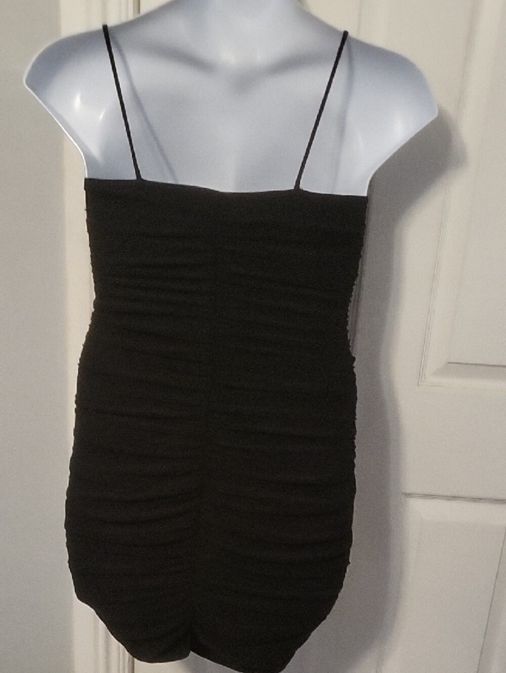 Windsor Black Ruched Mini Bodycon Ruched  Dress - Picture 11 of 11